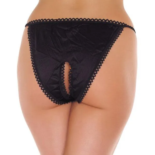 Anal Rimba Black Crotchless Tanga Anal Rimba Black Crotchless Tanga