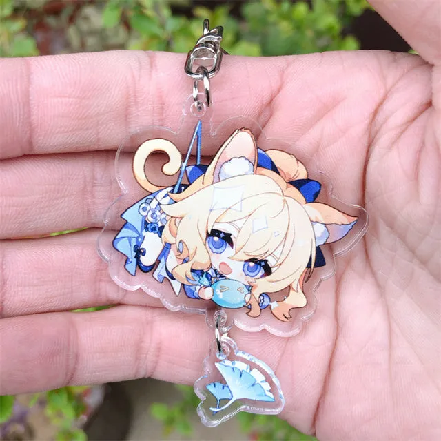 DB Global Surplus Game Genshin Impact Kaedehara Kazuha Tartaglia Keychain Accessories HUTAO XIAO Scaramouche Pendant Anime Cartoon Badge Games DB Global Surplus Game Genshin Impact Kaedehara Kazuha Tartaglia Keychain Accessories HUTAO XIAO Scaramouche Pendant Anime Cartoon Badge Games