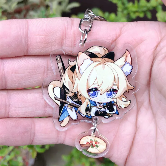 DB Global Surplus Game Genshin Impact Kaedehara Kazuha Tartaglia Keychain Accessories HUTAO XIAO Scaramouche Pendant Anime Cartoon Badge Games DB Global Surplus Game Genshin Impact Kaedehara Kazuha Tartaglia Keychain Accessories HUTAO XIAO Scaramouche Pendant Anime Cartoon Badge Games