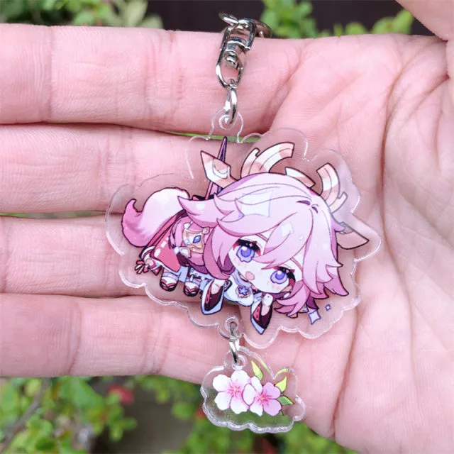 DB Global Surplus Game Genshin Impact Kaedehara Kazuha Tartaglia Keychain Accessories HUTAO XIAO Scaramouche Pendant Anime Cartoon Badge Games DB Global Surplus Game Genshin Impact Kaedehara Kazuha Tartaglia Keychain Accessories HUTAO XIAO Scaramouche Pendant Anime Cartoon Badge Games