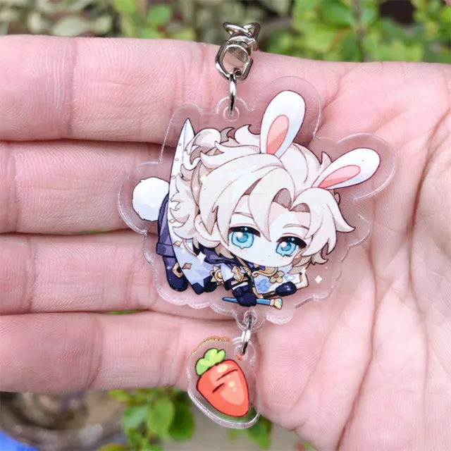 DB Global Surplus Game Genshin Impact Kaedehara Kazuha Tartaglia Keychain Accessories HUTAO XIAO Scaramouche Pendant Anime Cartoon Badge Games DB Global Surplus Game Genshin Impact Kaedehara Kazuha Tartaglia Keychain Accessories HUTAO XIAO Scaramouche Pendant Anime Cartoon Badge Games
