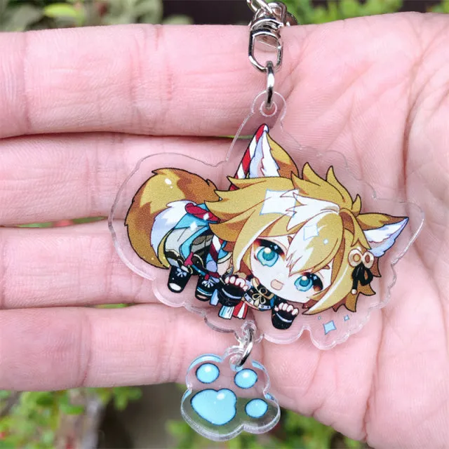 DB Global Surplus Game Genshin Impact Kaedehara Kazuha Tartaglia Keychain Accessories HUTAO XIAO Scaramouche Pendant Anime Cartoon Badge Games DB Global Surplus Game Genshin Impact Kaedehara Kazuha Tartaglia Keychain Accessories HUTAO XIAO Scaramouche Pendant Anime Cartoon Badge Games
