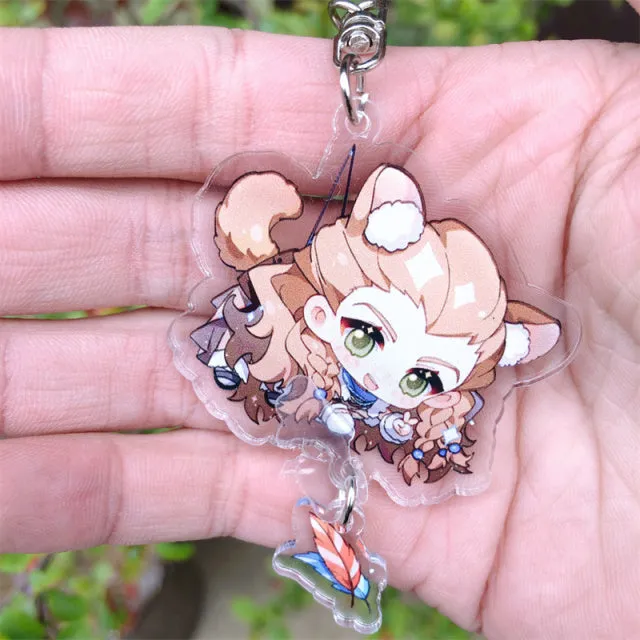 DB Global Surplus Game Genshin Impact Kaedehara Kazuha Tartaglia Keychain Accessories HUTAO XIAO Scaramouche Pendant Anime Cartoon Badge Games DB Global Surplus Game Genshin Impact Kaedehara Kazuha Tartaglia Keychain Accessories HUTAO XIAO Scaramouche Pendant Anime Cartoon Badge Games