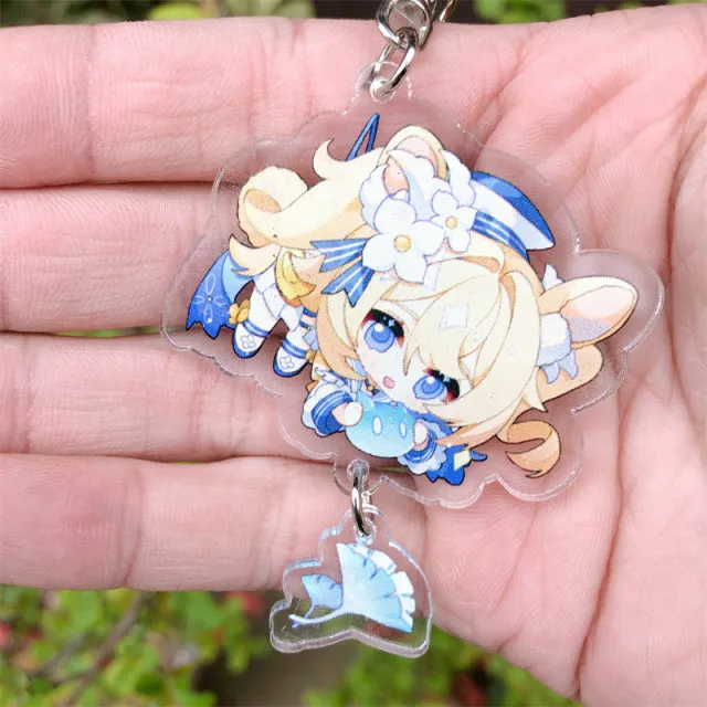 DB Global Surplus Game Genshin Impact Kaedehara Kazuha Tartaglia Keychain Accessories HUTAO XIAO Scaramouche Pendant Anime Cartoon Badge Games DB Global Surplus Game Genshin Impact Kaedehara Kazuha Tartaglia Keychain Accessories HUTAO XIAO Scaramouche Pendant Anime Cartoon Badge Games