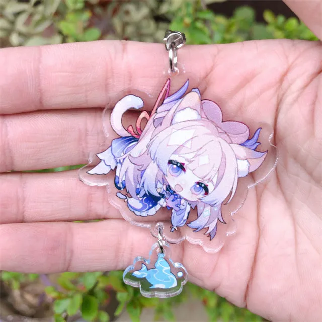 DB Global Surplus Game Genshin Impact Kaedehara Kazuha Tartaglia Keychain Accessories HUTAO XIAO Scaramouche Pendant Anime Cartoon Badge Games DB Global Surplus Game Genshin Impact Kaedehara Kazuha Tartaglia Keychain Accessories HUTAO XIAO Scaramouche Pendant Anime Cartoon Badge Games