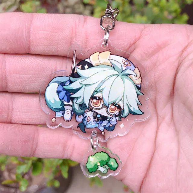 DB Global Surplus Game Genshin Impact Kaedehara Kazuha Tartaglia Keychain Accessories HUTAO XIAO Scaramouche Pendant Anime Cartoon Badge Games DB Global Surplus Game Genshin Impact Kaedehara Kazuha Tartaglia Keychain Accessories HUTAO XIAO Scaramouche Pendant Anime Cartoon Badge Games