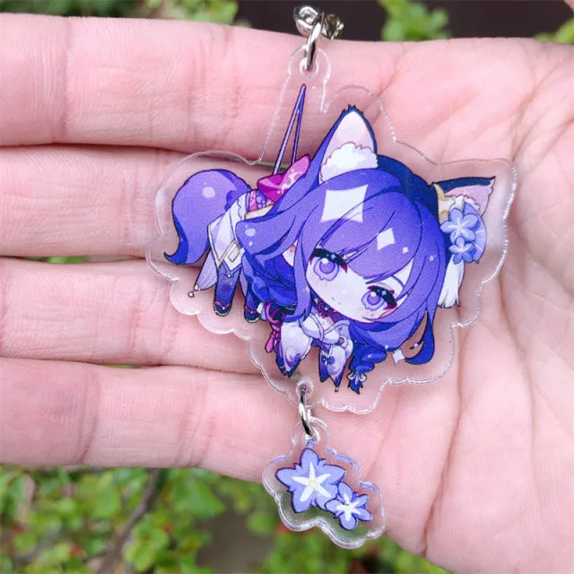 DB Global Surplus Game Genshin Impact Kaedehara Kazuha Tartaglia Keychain Accessories HUTAO XIAO Scaramouche Pendant Anime Cartoon Badge Games DB Global Surplus Game Genshin Impact Kaedehara Kazuha Tartaglia Keychain Accessories HUTAO XIAO Scaramouche Pendant Anime Cartoon Badge Games