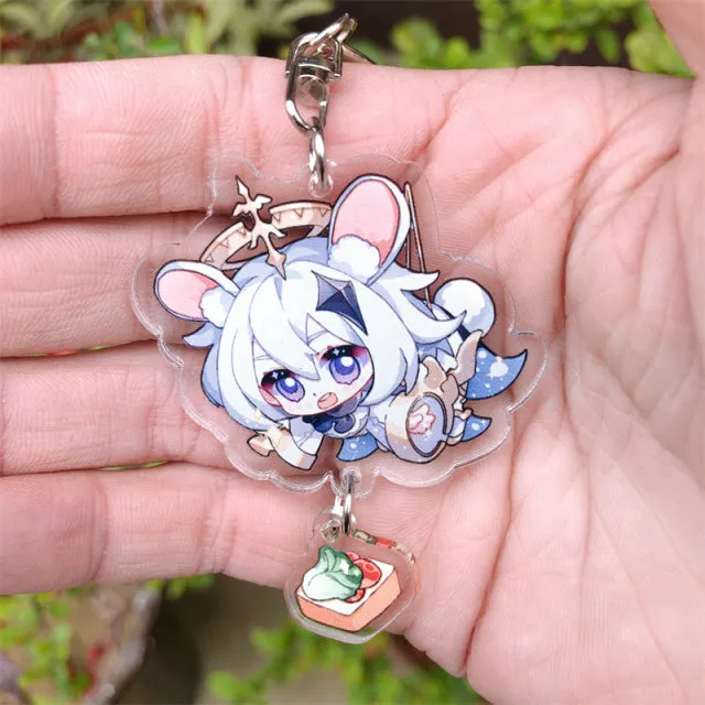 DB Global Surplus Game Genshin Impact Kaedehara Kazuha Tartaglia Keychain Accessories HUTAO XIAO Scaramouche Pendant Anime Cartoon Badge Games DB Global Surplus Game Genshin Impact Kaedehara Kazuha Tartaglia Keychain Accessories HUTAO XIAO Scaramouche Pendant Anime Cartoon Badge Games