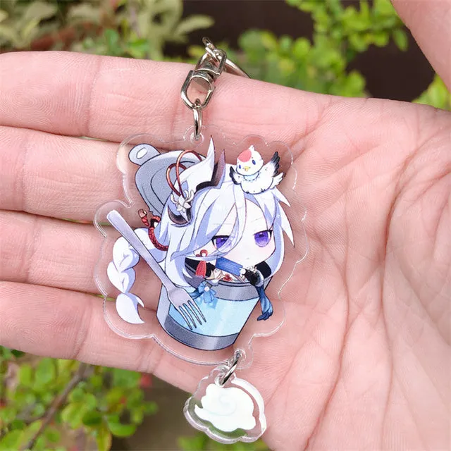 DB Global Surplus Game Genshin Impact Kaedehara Kazuha Tartaglia Keychain Accessories HUTAO XIAO Scaramouche Pendant Anime Cartoon Badge Games DB Global Surplus Game Genshin Impact Kaedehara Kazuha Tartaglia Keychain Accessories HUTAO XIAO Scaramouche Pendant Anime Cartoon Badge Games