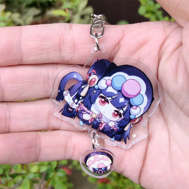 DB Global Surplus Game Genshin Impact Kaedehara Kazuha Tartaglia Keychain Accessories HUTAO XIAO Scaramouche Pendant Anime Cartoon Badge Games DB Global Surplus Game Genshin Impact Kaedehara Kazuha Tartaglia Keychain Accessories HUTAO XIAO Scaramouche Pendant Anime Cartoon Badge Games