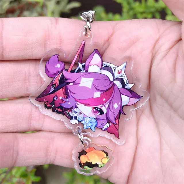 DB Global Surplus Game Genshin Impact Kaedehara Kazuha Tartaglia Keychain Accessories HUTAO XIAO Scaramouche Pendant Anime Cartoon Badge Games DB Global Surplus Game Genshin Impact Kaedehara Kazuha Tartaglia Keychain Accessories HUTAO XIAO Scaramouche Pendant Anime Cartoon Badge Games