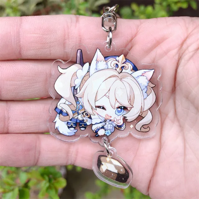 DB Global Surplus Game Genshin Impact Kaedehara Kazuha Tartaglia Keychain Accessories HUTAO XIAO Scaramouche Pendant Anime Cartoon Badge Games DB Global Surplus Game Genshin Impact Kaedehara Kazuha Tartaglia Keychain Accessories HUTAO XIAO Scaramouche Pendant Anime Cartoon Badge Games