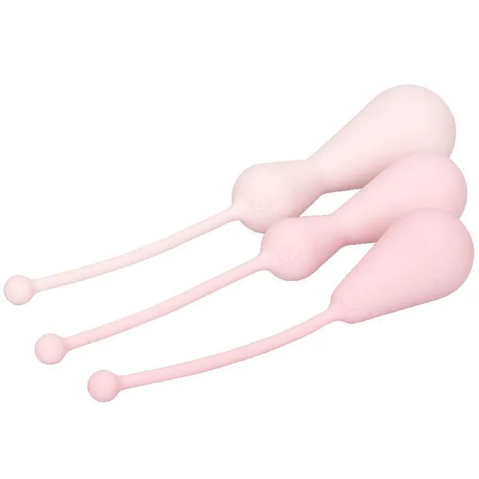 Female Sex Toys California Exotic Inspire Weighted Silicone Kegel Training Kit Female Sex Toys California Exotic Inspire Weighted Silicone Kegel Training Kit
