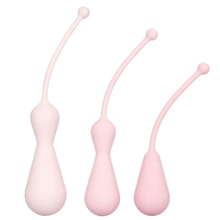 Female Sex Toys California Exotic Inspire Weighted Silicone Kegel Training Kit Female Sex Toys California Exotic Inspire Weighted Silicone Kegel Training Kit