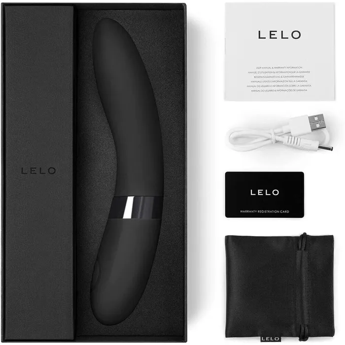 Lelo Elise 2 Dual Powered G Spot Vibrator Black Lelo Vibrators Lelo Elise 2 Dual Powered G Spot Vibrator Black Lelo Vibrators