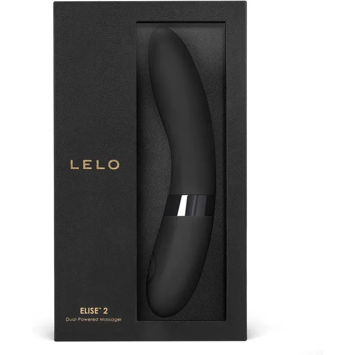 Lelo Elise 2 Dual Powered G Spot Vibrator Black Lelo Vibrators Lelo Elise 2 Dual Powered G Spot Vibrator Black Lelo Vibrators