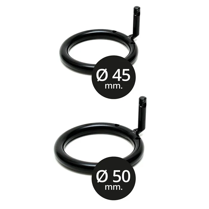 Male Sex Toys So Luxe Black Metal Male Chastity Device With Padlock