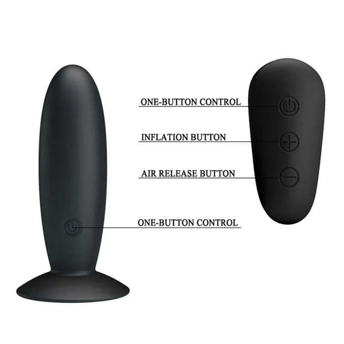 Mr Play Remote Control Vibrating Anal Plug So Luxe Male Sex Toys
