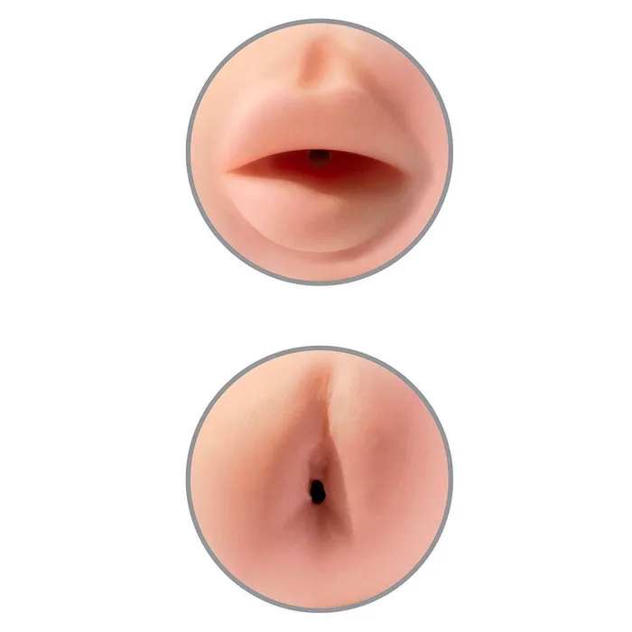 PipeDream Male Sex Toys Pipdream Squeezable Grip Mouth And Ass Masturbator PipeDream Male Sex Toys Pipdream Squeezable Grip Mouth And Ass Masturbator