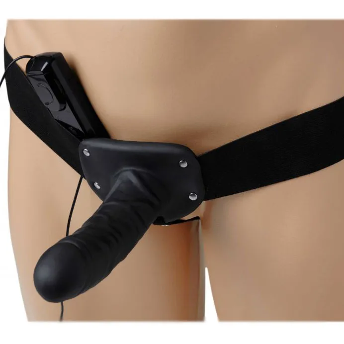 Size Matters Female Sex Toys | Deluxe Vibro Erection Assist Hollow Silicone Strap On Size Matters Female Sex Toys | Deluxe Vibro Erection Assist Hollow Silicone Strap On