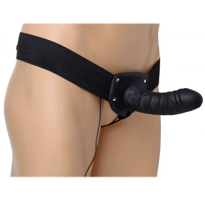 Size Matters Female Sex Toys | Deluxe Vibro Erection Assist Hollow Silicone Strap On Size Matters Female Sex Toys | Deluxe Vibro Erection Assist Hollow Silicone Strap On