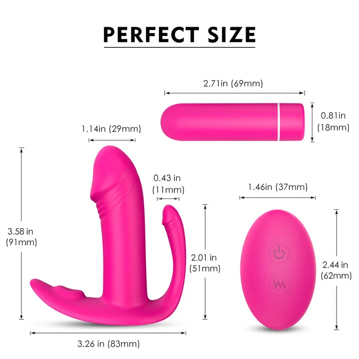 Female Sex Toys Sorlove 9 Modes G Spot Clit Anus Massager Panties Vibrator Detachable Bullet
