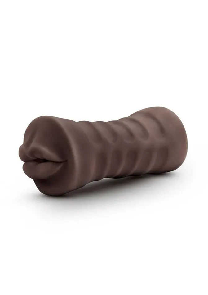 Hot Chocolate Hot Chocolate Heather Vibrating Masturbator with Bullet Mouth Male Sex Toys