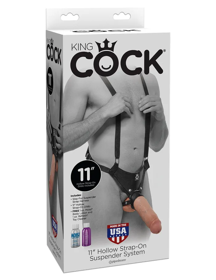 Pipedream King Cock Hollow StrapOn Suspender System Female Sex Toys