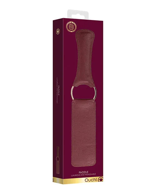 Shots America LLC Dildos Shots Ouch Halo Paddle Burgundy