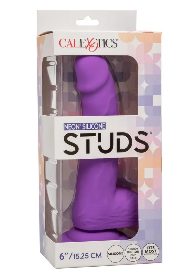 Studs Dildos Neon Silicone Studs Dildo