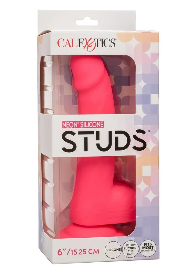 Studs Dildos Neon Silicone Studs Dildo