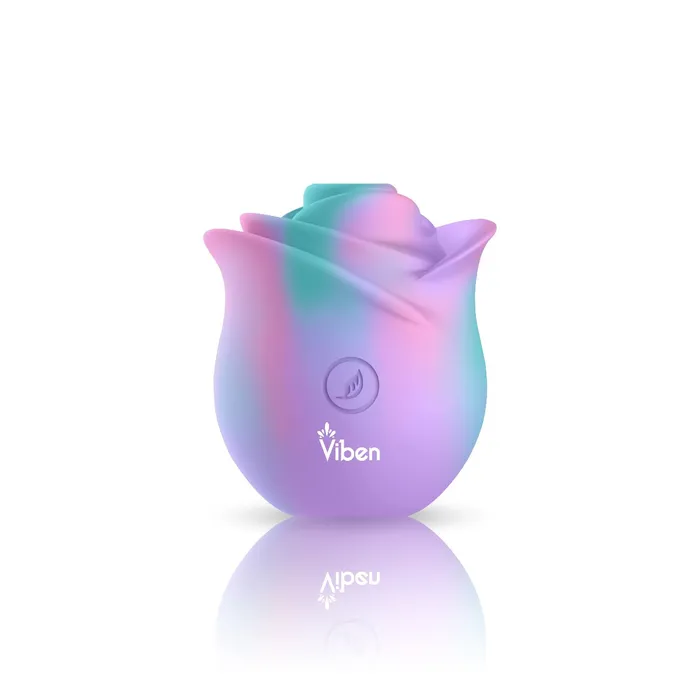 Viben Vibrators Zen Rose Clitoral Nipple Rose Vibrator Unicorn